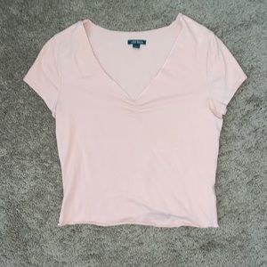 blush colored top